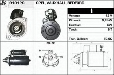EDR 910120 -  Стартер