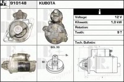 EDR 910148 - Стартер