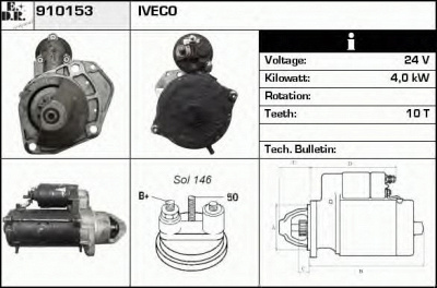 EDR 910153 - Стартер