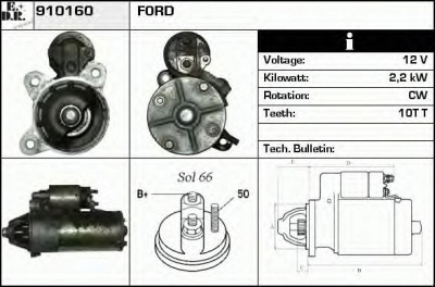 EDR 910160 - Стартер