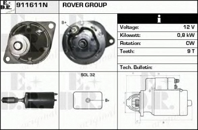 EDR 911611n - Стартер