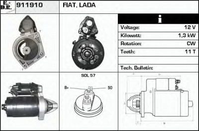 EDR 911910 - Стартер