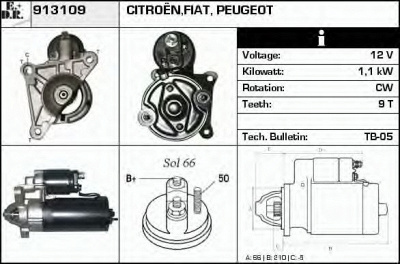 EDR 913109 - Стартер