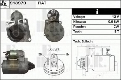 EDR 913979 -  Стартер