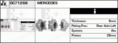 EDR dc71268 - Тормозной суппорт