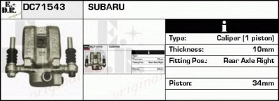 EDR dc71543 -  Тормозной суппорт