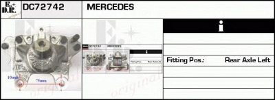 EDR dc72742 -  Тормозной суппорт