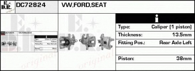 EDR dc72824 - Тормозной суппорт