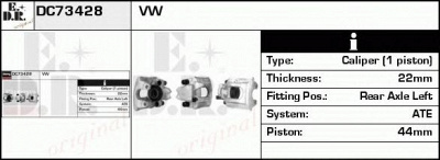 EDR dc73428 - Тормозной суппорт
