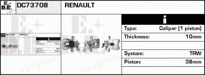 EDR dc73708 - Тормозной суппорт
