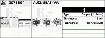 EDR dc73894 -  Тормозной суппорт