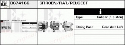 EDR dc74166 - Тормозной суппорт