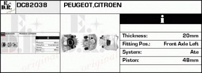 EDR dc82038 - Тормозной суппорт