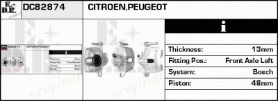 EDR dc82874 - Тормозной суппорт