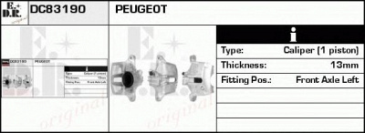 EDR dc83190 -  Тормозной суппорт