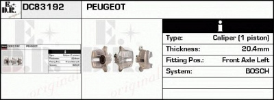 EDR dc83192 -  Тормозной суппорт