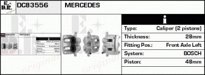 EDR dc83556 -  Тормозной суппорт