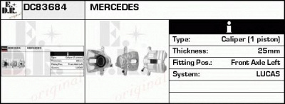 EDR dc83684 - Тормозной суппорт