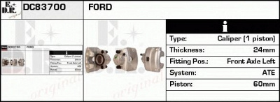 EDR dc83700 - Тормозной суппорт