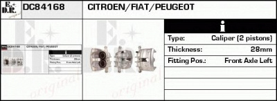 EDR dc84168 - Тормозной суппорт