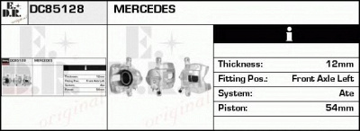 EDR dc85128 - Тормозной суппорт