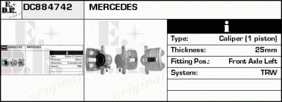 EDR dc884742 - Тормозной суппорт