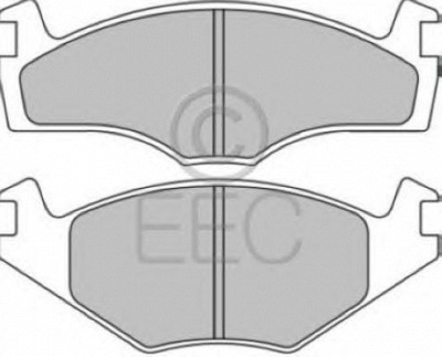 EEC brp0435 -  Комплект тормозных колодок, дисковый тормоз