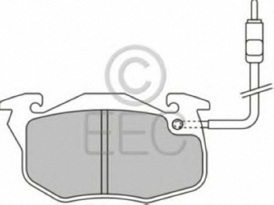 EEC brp0471 -  Комплект тормозных колодок, дисковый тормоз