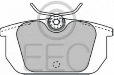 EEC brp0524 -  Комплект тормозных колодок, дисковый тормоз