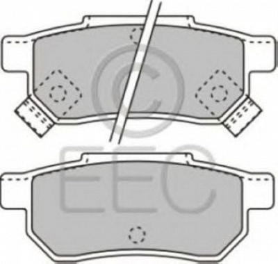 EEC brp0611 -  Комплект тормозных колодок, дисковый тормоз