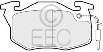 EEC brp0624 -  Комплект тормозных колодок, дисковый тормоз
