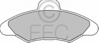 EEC brp0685 -  Комплект тормозных колодок, дисковый тормоз