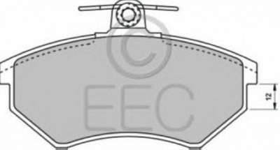 EEC brp0707 -  Комплект тормозных колодок, дисковый тормоз