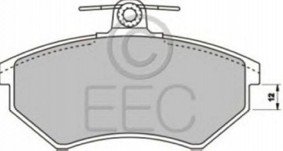 EEC brp0708 -  Комплект тормозных колодок, дисковый тормоз