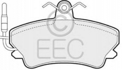 EEC brp0764 -  Комплект тормозных колодок, дисковый тормоз