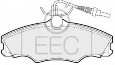 EEC brp0901 -  Комплект тормозных колодок, дисковый тормоз