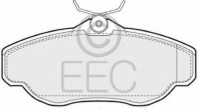 EEC brp0904 -  Комплект тормозных колодок, дисковый тормоз