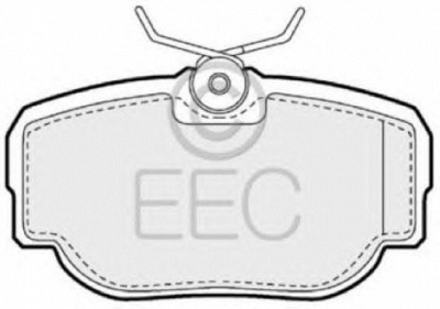EEC brp0908 -  Комплект тормозных колодок, дисковый тормоз