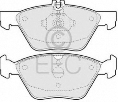 EEC brp0923 -  Комплект тормозных колодок, дисковый тормоз