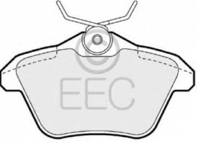 EEC brp0943 -  Комплект тормозных колодок, дисковый тормоз