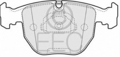 EEC brp0948 -  Комплект тормозных колодок, дисковый тормоз