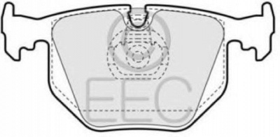 EEC brp0956 -  Комплект тормозных колодок, дисковый тормоз