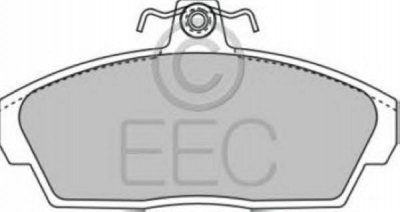 EEC brp1019 -  Комплект тормозных колодок, дисковый тормоз