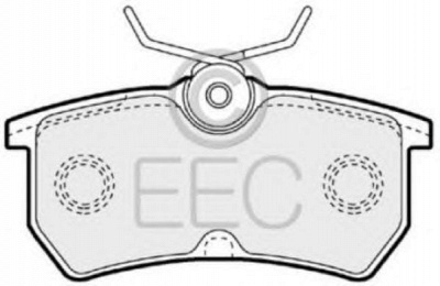 EEC brp1039 -  Комплект тормозных колодок, дисковый тормоз