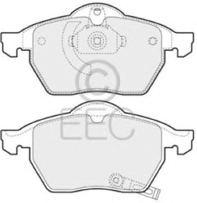 EEC brp1064 -  Комплект тормозных колодок, дисковый тормоз