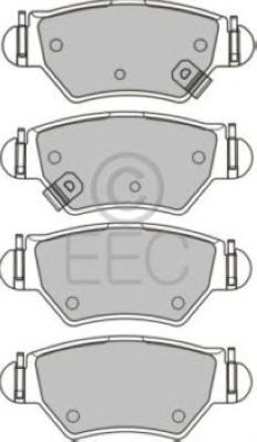 EEC brp1133 -  Комплект тормозных колодок, дисковый тормоз
