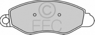 EEC brp1183 -  Комплект тормозных колодок, дисковый тормоз