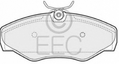 EEC brp1202 -  Комплект тормозных колодок, дисковый тормоз