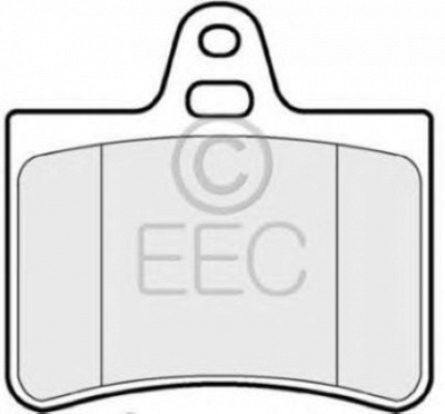 EEC brp1233 -  Комплект тормозных колодок, дисковый тормоз