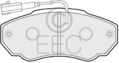 EEC brp1239 -  Комплект тормозных колодок, дисковый тормоз